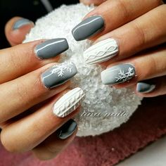 Nail Tip Designs, Blue Nail Art, Cute Gel Nails, Nail Envy, Shellac Nails, Mani Pedi, Winter Nails, Christmas Nails, Nail Tips