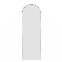 an arch shaped mirror on a white background