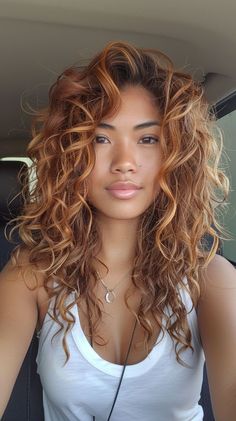 Curly Hair, Copper, Hairstyles, Hair, Color