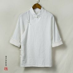 Free & Fast shipping 100% Satisfaction guarantee 30 Days Money Back 100% DELIVERED & TRACKED lowest price guranteed on all orders top quality Your Best Choice & 5 STAR SERVICE Han Clothing Traditional Retro Mens Cmfort Tops Kung Fu Tai Chi Shirt New 2019 DESCRIPTION Brand Unbranded Country/Region of Manufacture China Fit Regular Material Linen Blend Modification Description Button Modified Item No Pattern Solid Size Type Regular Sleeve Length Short Sleeve Style Button-Front Theme Shirt DELIVERY Casual White Top With Stand Collar, Cotton Shirt With Stand Collar And Relaxed Fit, Cotton Shirt With Relaxed Fit And Stand Collar, Relaxed Fit Cotton Shirt With Stand Collar, Cotton Tops With Stand Collar In Relaxed Fit, Relaxed Fit Cotton Tops With Stand Collar, Meditation Clothing, Chinese Shirt, Tang Suit