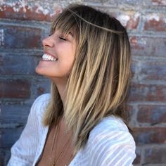 Shoulder Length Hair Cuts, Brown Blonde Hair, Beauty Stuff, Popular Hairstyles, Great Hair, Hair Dos, Hair Day, Hair Highlights, Bob Hairstyles