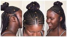 fulani braids - Google Search Short Hair Twist Styles, Hairstyle Tips, Hair Clipart, Cornrows Styles, Hair Jewels, Short Hair Tutorial, Hairstyle Look