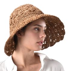 PRICES MAY VARY. Improve your fashion look:From visors to Panama and even boat-style hats, there are a ton of stylish options to shade your face while upgrading your look — not to mention the fact that cute garden straw bucket hat are great for covering up roots (and unwashed hair)Crochet bucket hats are this season’s standout accessories Big Wide Brim Beach Hat- This fashionable sun hat for women 2022 offer high UV UPF sun protection with full brim, sun blocker function. straw beach hat measure Crochet Bucket Hats, Straw Bucket Hat, Gardening Hat, Boat Fashion, Straw Hat Beach, Crochet Bucket, Elegant Hats, Sun Hats For Women, Beach Hat