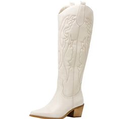 Knee High Cowgirl Boots Knee High Cowgirl Boots, High Cowgirl Boots, Knee High Western Boots, Stitching Details, Line Dancing, Denim Shoes, Cozy Fits, Decorative Accents, Horseback Riding