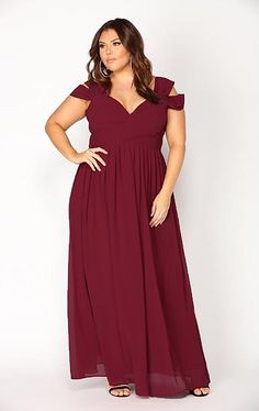 Wine Dresses, Bridal Maxi Dress, Bridal Maxi, Empire Waist Evening Dress, Plus Size Long Dresses, Wine Dress, Black Off Shoulder, Dress Pleated, White Dresses For Women