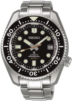 Seiko Watch Prospex Marine Master Mens SLA021J1. For true watchmakers, adventure sports, whether on the sea, on land or in the sky, present the greatest challenges of all. Since Seiko watches made its first diving watch in 1965, Seiko has been exceeding the expectations of those whose sports require watches with truly professional specifications. Seiko Marinemaster, Breitling Superocean Heritage, Blue Hole, Rolex Submariner