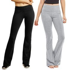 TheLovely Women's Fold-Over Waistband Bootleg Flared Bottom Workout Yoga Pants Leggings are in stock and ready to ship. Check out TheLovely for more Women's Fold-Over Waistband Flared Boot Leg Yoga Workout Pants with free shipping and returns for 30 days. We carry the most popular ladies foldeover flared pants and leggings at the lowest price possible. Check out TheLovely for more spots and activewears. Special Style: Flared boot cut Yoga PantsPair with your favorite tunic-length tee daily, designed to contour to your body, giving you a streamlined look Pattern: Solid Measurements: - S: length 45 inches, inseam 35 inches, waist 12 inches, waist stretched 18 inches - M: length 46 inches, inseam 36 inches, waist 13 inches, waist stretched 19 inches - L: length 46 inches, inseam 37 inches, wa Womens Yoga Pants, Workout Yoga Pants, Leg Yoga, Cycling Pants, Basic Workout, Womens Yoga, Special Style, Biking Outfit, Bottom Workout