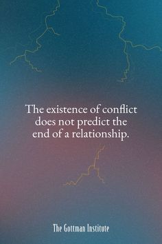 Conflict isn't a death knell to your relationship. 31% of the problems in a relationship are solvable, and the rest are perpetual problems that need to be managed. That's why we talk about "managing" conflict, rather than "resolving" conflict. Trying to solve unsolvable problems is counterproductive, and no couple will ever completely eliminate them. However, discussing them is constructive and provides a positive opportunity for understanding and growth. Resolving Conflict Relationships, Gottman Relationship, Managing Conflict, Resolving Conflict, Marriage Therapy, Relationship Conflict, Family Therapy