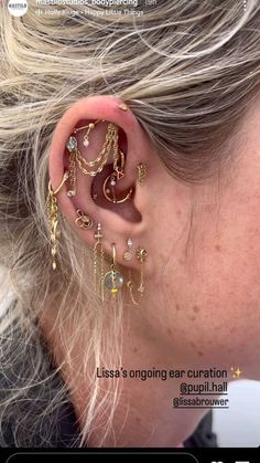 Fairy Ear Piercing, Coin Slot Piercing, Spring Jewelry Trends, Piercing Inspo, Cool Piercings, Ear Style