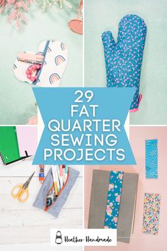 Sometimes you just want to make something with a little bit of fabric like a fat quarter. It’s not to have everything fit in a small space, and lots of these make the best gifts! I’ve put together a big list of fat quarter projects made with cotton fabric. When buying a fat quarter you are almost always are buying a piece of quilting cotton. Quick Diy Sewing Projects, Useful Diy Gifts Sewing Projects, Sewing Crafts That Sell Well, Quick Fabric Gifts To Make, Sew Small Gifts, Small Sewing Machine Projects