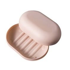 an oval container with a lid for a brush on a white background, it is empty