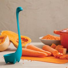 Nessie Spoon Ladel - Turquoise Ototo Home - Kitchen & Dining Nessie Ladle, Monster Sightings, Quirky Kitchen, Ladles, Loch Ness Monster, Measuring Cup, Cool Kitchen Gadgets, Pumpkin Soup, Hot Pot