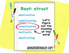 a note with the words root - struct and instructions