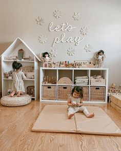 Small Playroom, Baby Playroom, Baby Room Organization, Cheers To The Weekend, Gothic Elegance, Toddler Playroom, Toddler Girl Room, Kids Bedroom Inspiration, Toddler Room Decor