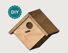 Birdhouse - Woodworking plans PDF Birdhouse Woodworking Plans, Wooden Bird Feeders, Woodworking Plans Pdf, Squirrel Feeder, Bird House Plans, Wooden Bird, Birdhouse, Bird Houses, Bird Feeders