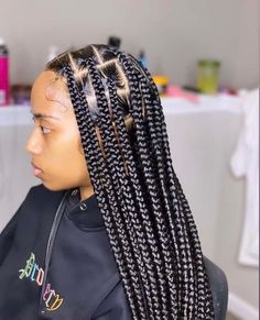 Big Box Braids, Big Box Braids Hairstyles, Jumbo Box Braids, Braids Styles, African Hair Braiding Styles, Box Braids Hairstyles For Black Women, Cute Braided Hairstyles, Braids Hairstyles Pictures, Cute Box Braids Hairstyles