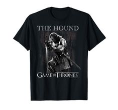 PRICES MAY VARY. Officially Licensed Game Of Thrones Apparel 20WBGT00018A-002 Lightweight, Classic fit, Double-needle sleeve and bottom hem Game Of Thrones Bachelorette Shirts, Game Of Thrones The Hound, Hound Game Of Thrones, The Hound, Games To Buy, Branded T Shirts, Game Of Thrones, Top Styles, Fashion Branding