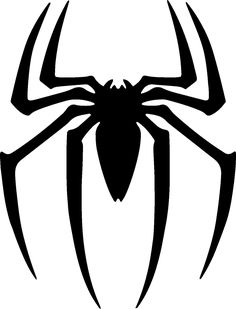 a black and white image of a spiderman's face on a white background