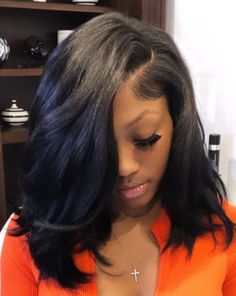 Long Bob Black Hairstyles, Long Curly Bob Hairstyles Black Women, Shoulder Length Weaves For Black Women, Long Bob Haircuts Black Women, Long Bob Haircut With Layers Black Women, Medium Length Haircut For Black Women, Layered Bob Hairstyles Shoulder Length Black Women, Feathered Long Bob