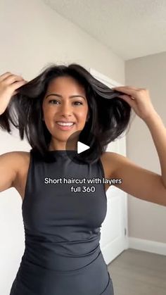 Short Haircut With Layers, Haircut With Layers, 200k Views, Nice Hair, Insta Models, Short Haircut, Bob Haircut