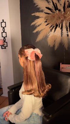 Coquette Hair Black Women, Barbie Ponytail With Bow, Mini Bows In Hair, Barbie Hairstyles Black Women, Black Barbie Hairstyles, Pink Bow Hairstyles, Hairstyle For Picture Day, Hairstyles With A Bow