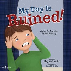 a book cover for my day is ruined with an image of a boy covering his face