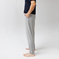 You give up night sweats and gain better zzz’s when you get into our Men's Bamboo Stretch-Knit Pajama Pant, made from viscose from bamboo. Built to last without pilling and made from a breathable, temperature regulating fabric that keeps you cool, they’re the pajama pants you’ll wear on repeat from season to season. They have a thick drawstring elastic waistband for all-day comfort and functional side pockets. The bad news is you might never take them off thanks to their super-soft feel. Pair th Silk Comforter, Sleep More, Mens Pajama Pants, Classic Pajamas, Bamboo Pajamas, Pajama Pant, New Years Sales, Mens Pajamas, Bamboo Fabric