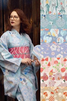 Made of organic cotton fabric, the pattern placement on finished yukata is random. Can be machine washed.   Size: S: yuki 66cm, length 160cm, for hips size 90-95cm M: yuki 70cm, length 170cm, for hips size 100-110cm L: yuki 75cm, length 175cm, for hips size 110-115cm XL: yuki 80cm, length 180cm, for hips size 115-120cm     Available on preorder - allow about 1 month to finish. Can be made in custom size, please contact me if you need it customized. Haori Pattern, Japanese Culture Art, Yukata Pattern, Kimono Set, Plus Size Kimono, Year Of The Dragon, 2023 Collection, Organic Cotton Fabric, Kimono Fashion