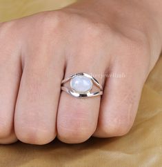 Rainbow Moonstone Ring, 925 Sterling Silver Ring, June Birthstone Ring, Handmade Silver Ring, Every Day Woman Jewelry, Wedding Gift For Her Gemstone Name - Rainbow Moonstone  Stone Quality - AAA Ring Weight - 3.28 gm Stone Shape - As shown in the picture * You Will Get The Same Product As Shown In The Picture. We serve complete 925 sterling silver Jewelry and genuine properties of the stone. The products are dispatched from the small business from USA. Product Quality and Packaging - Our all pro Silver Sterling Moonstone Wedding Ring, Silver Solitaire Moonstone Ring For Anniversary, Sterling Silver Solitaire Moonstone Ring For Wedding, Sterling Silver Solitaire Moonstone Wedding Ring, Hallmarked Moonstone Wedding Jewelry, Hallmarked Moonstone Jewelry For Wedding, Silver Moonstone Birthstone Ring For Anniversary, Wedding Solitaire Moonstone Ring In Sterling Silver, White Moonstone Ring With Sterling Silver Round Band