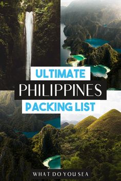 This detailed packing list for the Philippines will give you all the best information for travel packing to Southeast Asia and what to wear in the Philippines. Explore El Nido, Palawan, Cebu, and Siargao Island with this helpful Philippines travel guide! Your trip to the Philippines will be covered with this guide for what to pack for the Philippines! Click to read more about this Philippines packing list! #philippinespackinglist #whattowearinthephilippines #philippines #philippinestravel Philippines Travel Guide, Travel Packing List, Southeast Asia Travel, Philippines Travel, Island Hopping, Palawan, Beautiful Places In The World