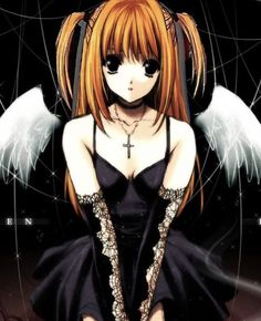 Pfp Misa, Emo And Scene, Misa Amane, Fairy Wings, Creative Community, We Heart It, Angel, Lost, Anime