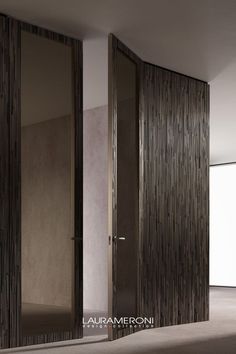 Laurameroni made to measure doors and wall panels in customizable finishes