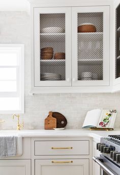 the kitchen is clean and ready to be used by someone who likes it on instagram