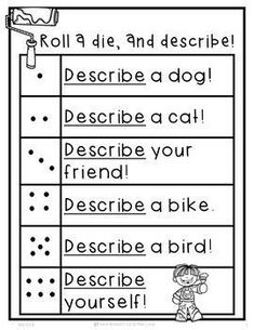 a printable worksheet with words and pictures on it