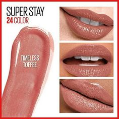 3/$15 Maybelline Super Stay 24 2-Step Liquid Lipstick, 150 Timeless Toffee Fall Lipstick Colors 2024, Pretty Cosmetics, Best Lipstick Shades, Best Drugstore Lipstick, Milani Color Statement Lipstick, Fall Lip Color, Toffee Color, Nude Lipstick Shades, Mac Lipstick Colors