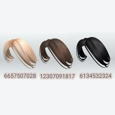 Bloxburg Hair Codes, Brown Hair Id, Brown Hair Bangs, Brunette Bangs, No One Noticed