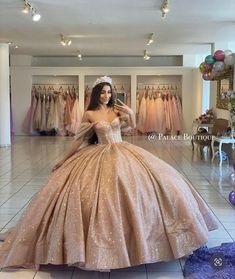 Champagne Quinceanera Dresses, Quince Dresses Champagne