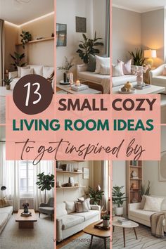 small cozy living room ideas to get inspired by in this post, we'll show you how to decorate with small rooms