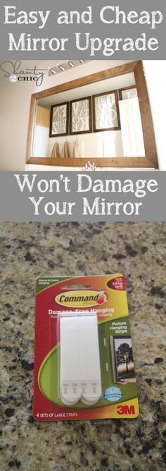 an easy and cheap mirror upgrade that won't damage your mirror