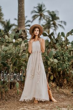 Summer Boho Dress Festival Clothes Women Maxi Dress Beach - Etsy White Goddess Dress, Summer Boho Dress, Cotton Wedding Dresses, Maxi Dress Beach, Rustic Dresses, Festival Clothes, Festival Outfits Women, Boho Mode, Bohemian Style Clothing