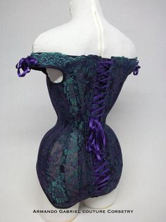 Elegant Green Overbust Corset, Green Corset With Boned And Fitted Bodice, Green Corset With Boned Bodice, Purple Corset Dress With Fitted Bodice, Gothic Purple Corset For Costume Party, Purple Gothic Corset For Costume Party, Green Overbust Corset For Costume Party, Purple Overbust Corset Dress For Costume Party, Fitted Corset For Dance Halloween