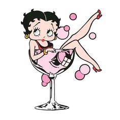 Betty Boop And Hello Kitty, Resin Diamond, Happy New Years Eve, Happy New Years