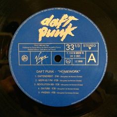 the label for daft punk's album