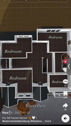 an interactive floor plan for a house