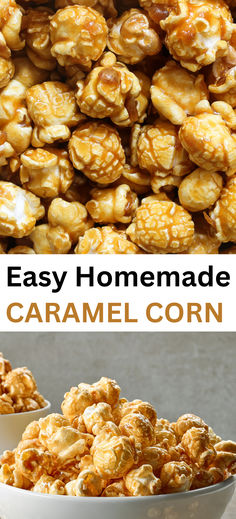 Enjoy Easy Homemade Caramel Corn, a buttery, caramel-coated popcorn that tastes just like it should—delicious! The best part? This Caramel Popcorn recipe doesn’t require any corn syrup, making it a treat your family will crave again and again. Save this delightful and simple dessert for later, and be sure to follow us for more fantastic popcorn recipes! #Popcorn #CaramelCorn #CaramelPopcorn #SweetPopcorn #PopcornRecipes Carmel Corn Recipe Homemade, Easy Caramel Popcorn, Easy Air Fryer Snacks, Meals Under 30 Minutes, Simple Air Fryer Recipes, Kettle Corn Recipe