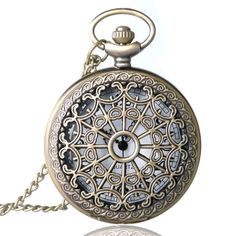 Sleepy Hollow Gilded Pocket Watch Medical Nursing, Clock Necklace, Steampunk Pocket Watch, Web Spider, Vintage Spider, Steampunk Watch, Pocket Watch Necklace, Skeleton Watches, Fob Watch