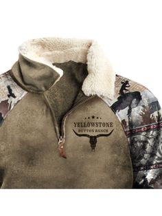 Men Youth Sweatshirt, Men's Vintage Yellowstone Western Cowboy Zipper Fleece Neck Sweatshirt Western Hoodies, Vintage Yellowstone, Western Cowboy, Vintage Men, Hoodies Men, Cowboy, Zipper, Wardrobe, Sweatshirts