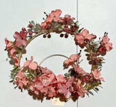 This "floating" pink floral halo tiara gives the beautiful illusion of floating off your head and is perfect for Mother Nature, princesses, goddesses, fairies and more for Halloween, proms, weddings, Easter, pageants, Valentine's Day, Coachella, theatrical productions, school events, cosplay, dress up fun and more! One size fits most larger children, teens and adults. This item features a pink fabric flowers, matching sparkling berries and greenery on a gold-tone metal halo that sits on top of t Halo Tiara, Mother Nature Costume, Flower Costume, Floral Halo, Floral Headpiece, School Events, Fairy Princesses, Cosplay Dress, Tiaras And Crowns