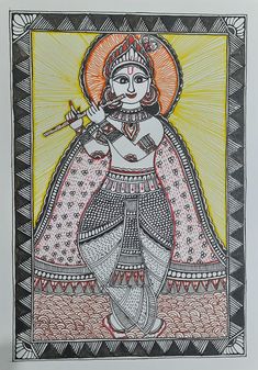 Done on A5 size acrylic sheet using fineliners and acrylic colors Canvas Art Projects, Hand Painted Clothing, Vocabulary Worksheets, Lord Vishnu, Acrylic Sheets