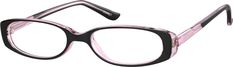 A narrow size plastic full-rim eyeglasses. | Zenni Women's Oval Prescription Eyeglasses Purple Plastic Zenni Glasses, Freetime Activities, Oval Glasses, Oval Eyeglasses